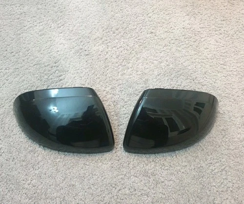 *Damaged* Mercedes Vito W447 2014+ Door Mirror Covers Cap Cases GLOSS Black Pair