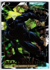 2024 Upper Deck SkyBox Marvel Masterpieces '92 Platinum Holofoil BLACK PANTHER 4