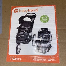 Baby Trend Travel System, Stroller and Seat Combo, Pathway 35 Jogger, Grey