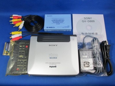 Sony GV-D800 Digital8 Hi8 Video8 Walkman VCR Deck Serviced Tested Japan 489