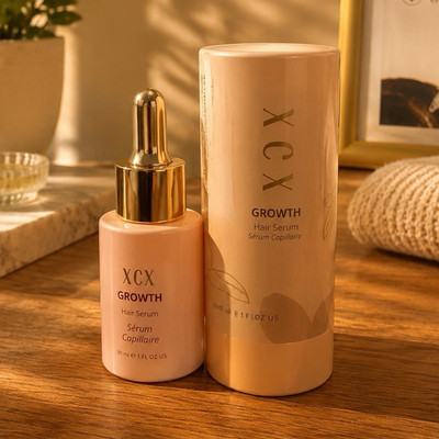XCX Growth Hair Serum 1 fl oz Caffeine & Biotin, Water & Glycerin Serum 