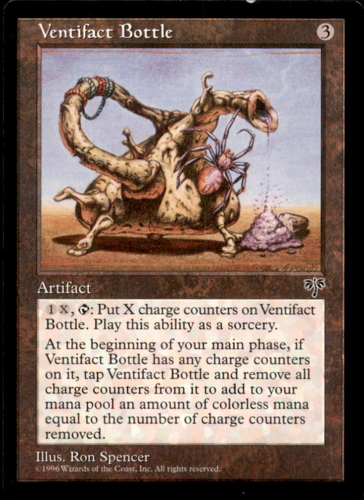 Ventifact Bottle LP Light Play Mirage MTG [6642]