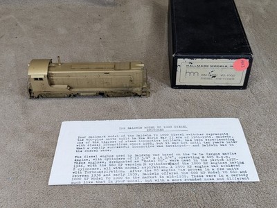 Hallmark Models Inc Baldwin VO-1000 Diesel Switcher Unpainted HO Brass Model