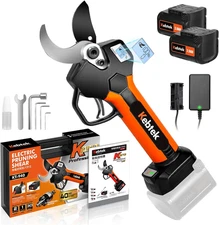 Cordless Electric Pruning Shears 40MM,  Professional Pruning Shears Battery Powe