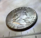 1963 50C Franklin Half Dollar Silver in pretty good shape