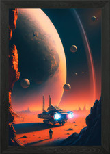 Solaris Rhapsody Framed Wall Art Poster Canvas Print Picture