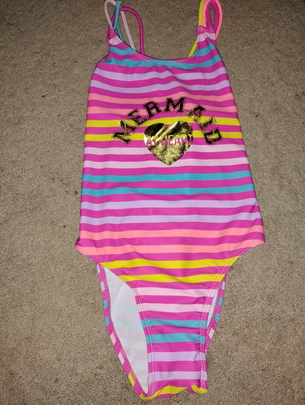 Girl's One-Piece Swimsuit by Real Love * Size 6X (Small) * Brand New With Tag!