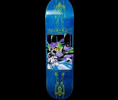 EVA-01 Art T-Shirt & Skateboard スケボー EVA-01 Art T-Shirt & Skateboard スケボー