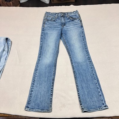 BKE Jake Jr Boys 16 Regular Distressed Blue Jeans