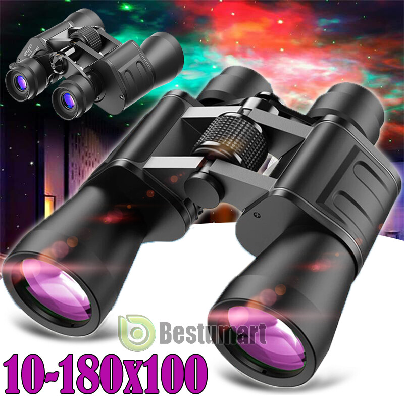 180x100/60x60 Binoculars Long Range Muti-Coate Focus Telescope