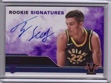 2017-18 Panini Vanguard TJ Leaf Rookie Auto On Card Purple 2/49 Pacers