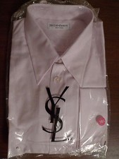 YVES SAINT LAURENT POUR HOMME LAVENDER MEN'S SHIRT ITALY SIZE 42/16.5