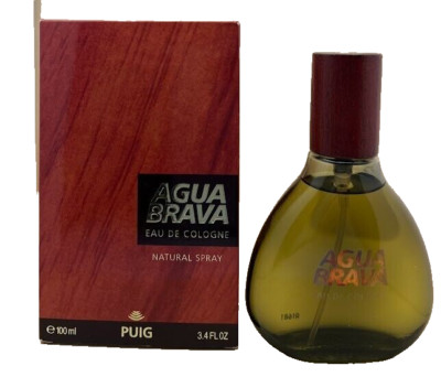 Agua Brava  by Antonio Puig  3.4 Fl. oz/100ml Men's Eau de Cologne NIB