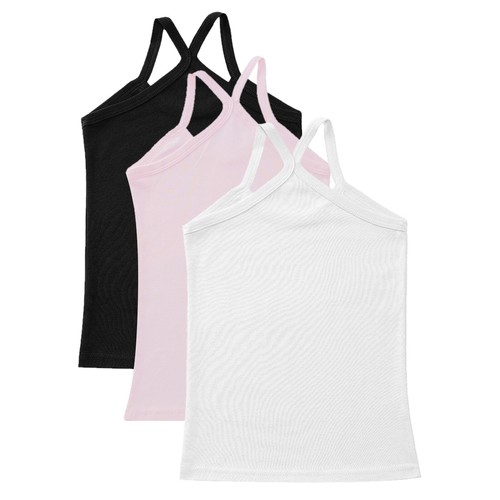 Kids Girls Vest Gymnastics 3Pcs/Set Weekend Y-Back Camisole Running Tops Beach - Picture 31 of 102