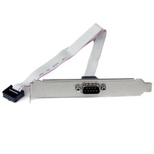 Serial Cable for Com port header on motherboard DB9 to IDC10 full-height bracket