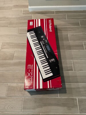 Roland E-X10 Arranger Keyboard with Music rest stand and Power