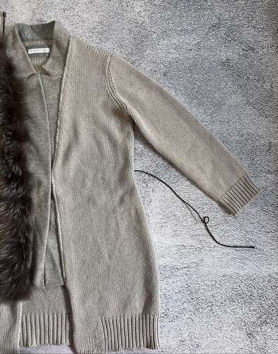 Fabiana Filippi Women Cardigan Wool Silk Cashmere Made In Italy Size L - Picture 18 of 21