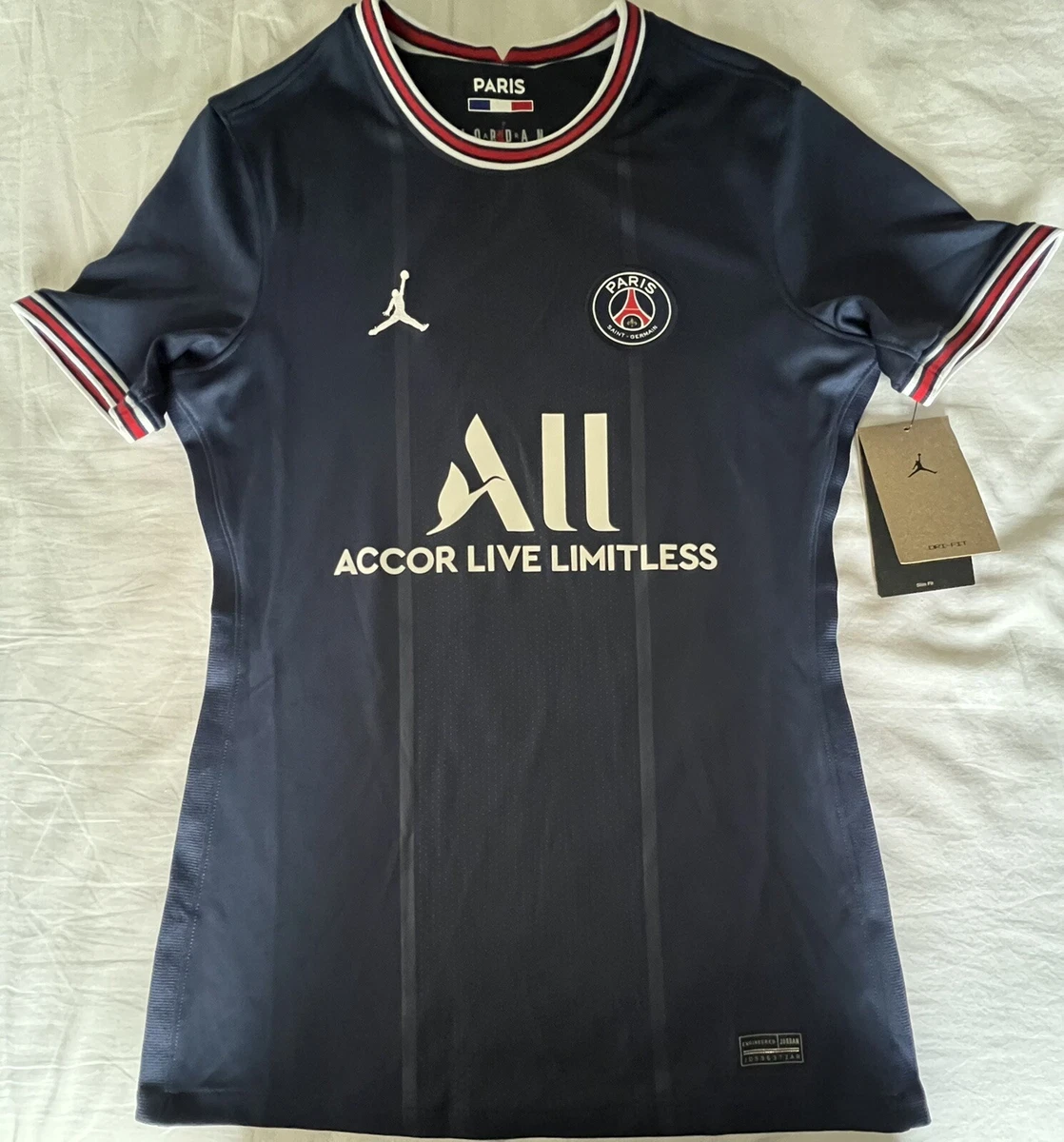Nike Paris Jordan Womens Blue Soccer Jersey. Womens Size Small eBay