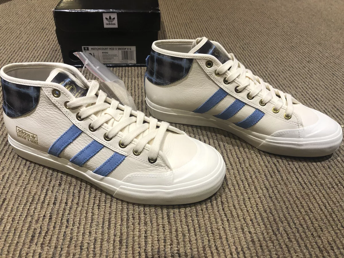 Adidas Matchcourt Mid Snoop Dogg x Gonz LA Stories BY4542 Chalk WHT Size  9.5 US | eBay