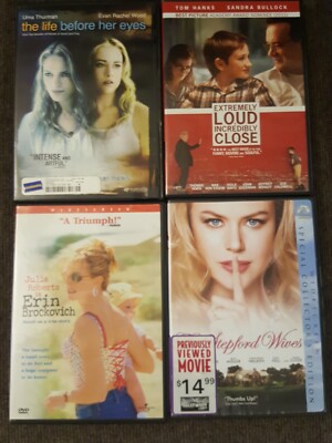 Extremely Loud & Incredibly Close dvd, Erin Brockovich dvd, The Stepford Wives