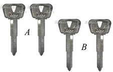 2 Replacement Key Blanks Fit 2007 2008 2009 2010 2011 Yamaha C3 Scooter