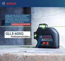 Bosch Laser Level GLL3-60XG 3 X 360 Degree Green Light 12 Line Level