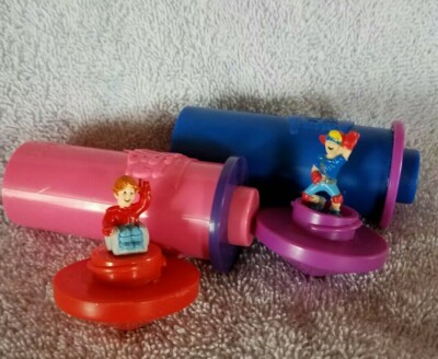 Burger King 1989 Wild Spinning Tops -set of two