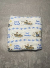 Snugly Baby Going Fishing Best Buddies Receiving Blanket Bear Boat Puppy Lovey