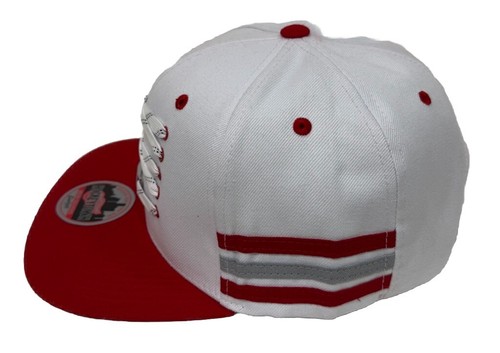 Zephyr NHL Detroit Red Wings RARE Lacer "Locker Room" flat bill SnapBack Hat NWT - Picture 3 of 6
