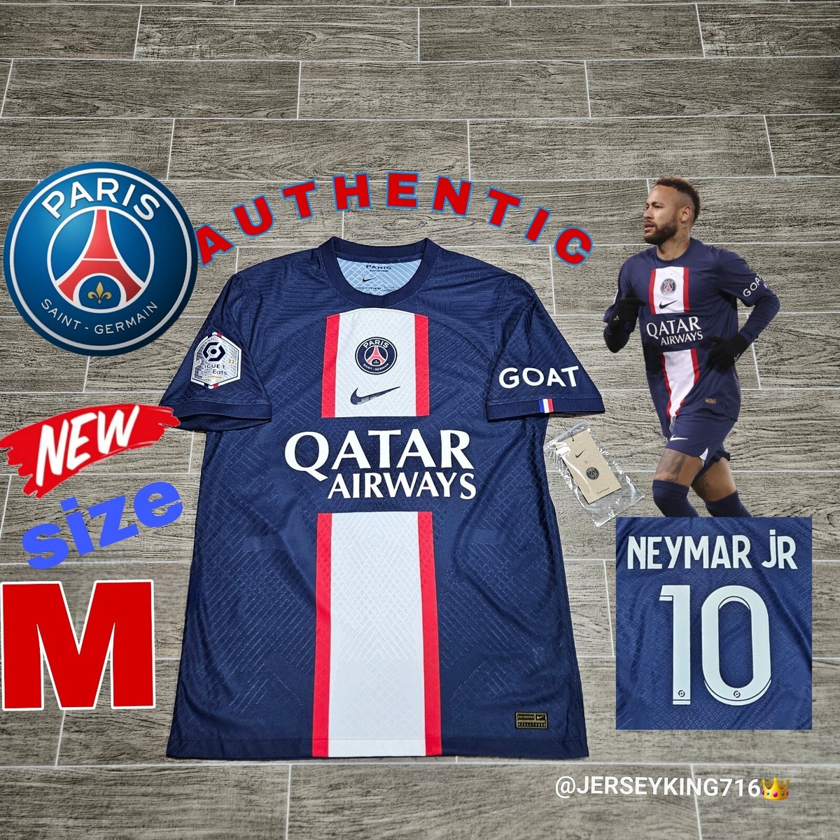 Nike PSG Neymar JR 10 シャツ 値段交渉応じます。 Neymar Jr #10