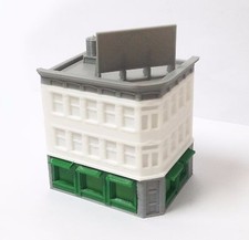 Outland Models Train Railway Layout City Classic 3-Story Corner Shop N Scale