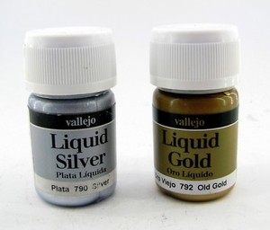 paints colour vallejo liquid metallic copper various paint silver gold