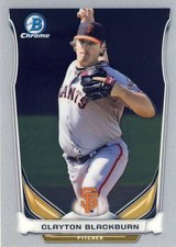 (60) 2014 Bowman Draft CLAYTON BLACKBURN Rookie LOT ALL CHROME Giants CTP83