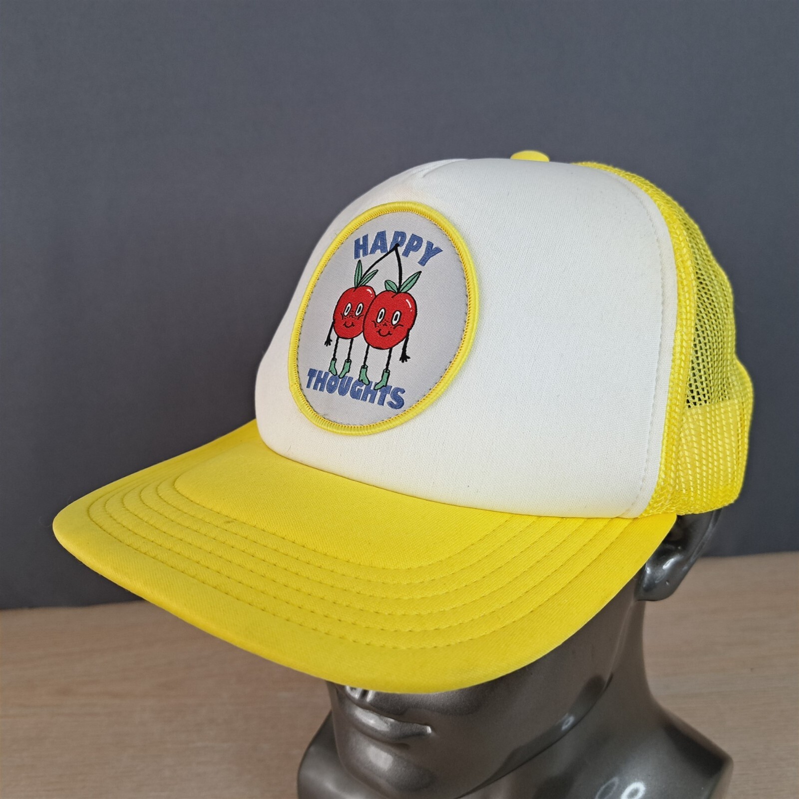 AMERICAN EAGLE HAPPY THOUGHTS ADJUSTABLE TRUCKER/… - image 3