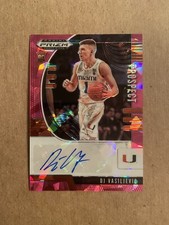 2020-21 Panini Prizm Draft Picks Prospect Autograph Pink Ice DJ Vasiljevic
