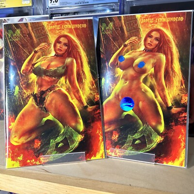 M House Jamie Lynn Undead Set Of 2 Full Nude Naughty & Nice Virgin LE25 MHouse