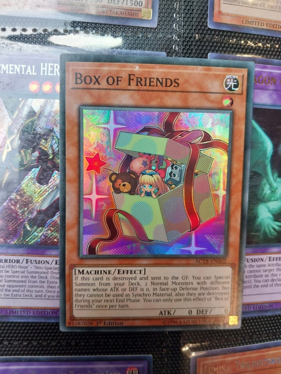 box of friends yugioh deck Amazon.com: YU-GI-OH! - Box of Friends (NUMH-EN013) - Number Hunters - 1st  Edition