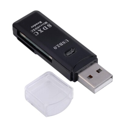 USB Kartenleser Micro SD Card Reader Adapter 2.0 Micro SD SDHC TF T-Flash Z54