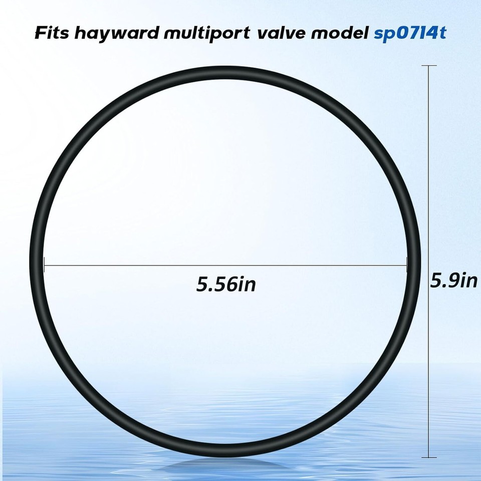 Direvcdro Poolfilter-Ventildichtung SP0714T – Kompatibel Mit Hayward Vari-Flo XL, Inkl. O-Ringe & Lager