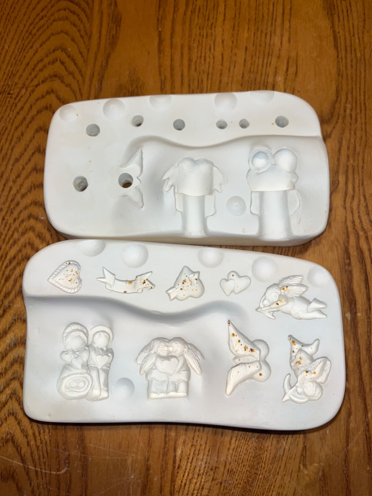 Nowell’s Molds 1633 Mold Ceramic Slip Casting Valentine’s Day Cupids