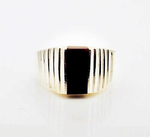 Sterling Silver Carnelian Stone Ring