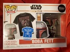 Funko POP! and Tee Star Wars The Mandalorian Boba Fett with Size Large T-Shirt