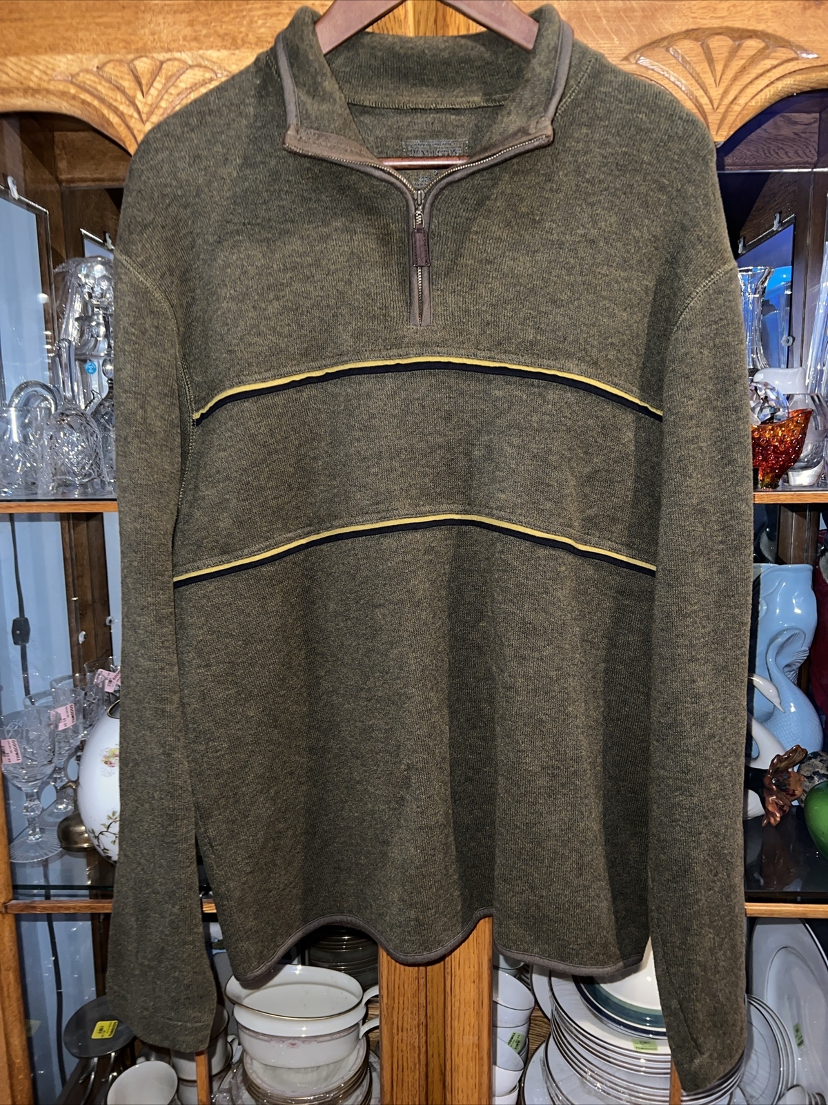 Pendleton Mens 1/4 Zip Soft Pullover Sweater Size… - image 1