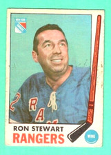 (1) RON STEWART 1969-70 O-PEE-CHEE # 41 RANGERS VG CARD (G1208)
