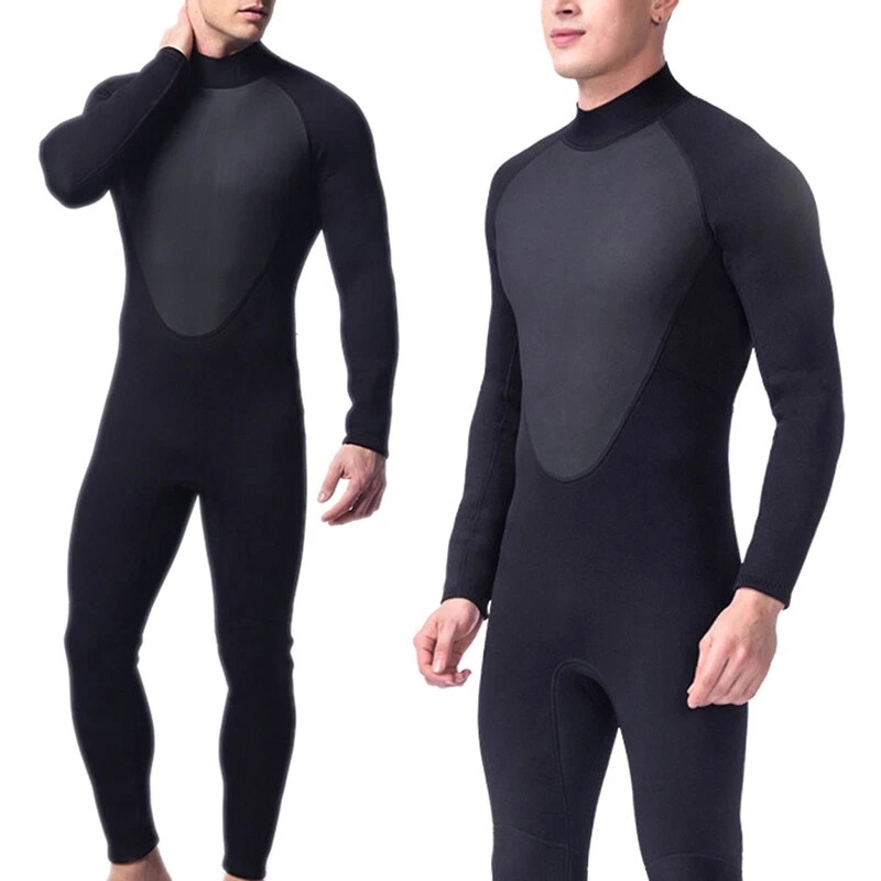 Men Neoprene Wetsuit 3mm Diving Suit Stretchy Swimming Surfing Snorkeling Gift - image 2 of 4