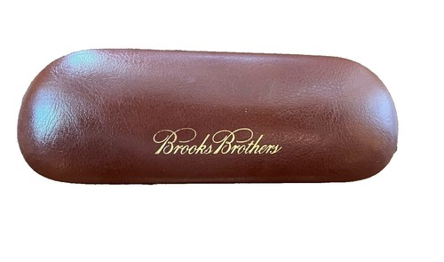 Brooks Brothers Glasses Hard Case Black with Gold Logo | eBay display picture 1