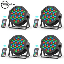 4PCS DJ Disco Party Stage Light 36LED RGB DMX Beam Lights KTV Show PAR Lighting