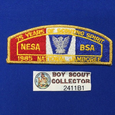 Boy Scout 1985 National Jamboree NESA National Eagle Scout Assoc. Patch 2411B1