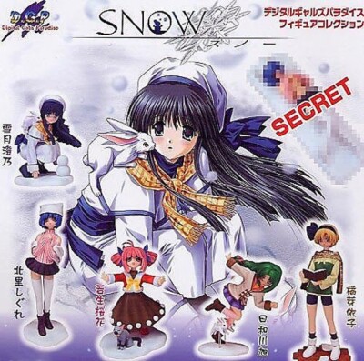 6)Millennium DGP Digital Gals Paradise Snow Hentai Gashapon