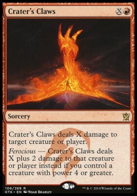 Magic the Gathering MTG Crater's Claws (106) Khans of Tarkir   LP